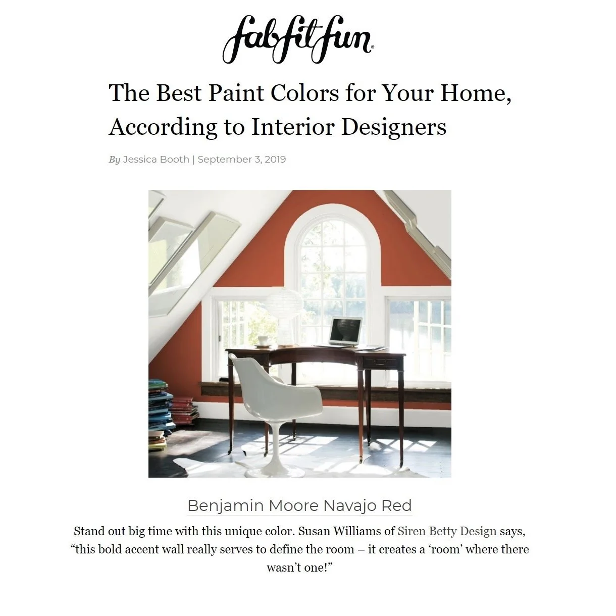 Fab Fit Fun press for Siren Betty Design