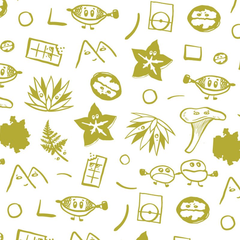 Mustard-illustrated-pattern-for-coffee-branding.jpg
