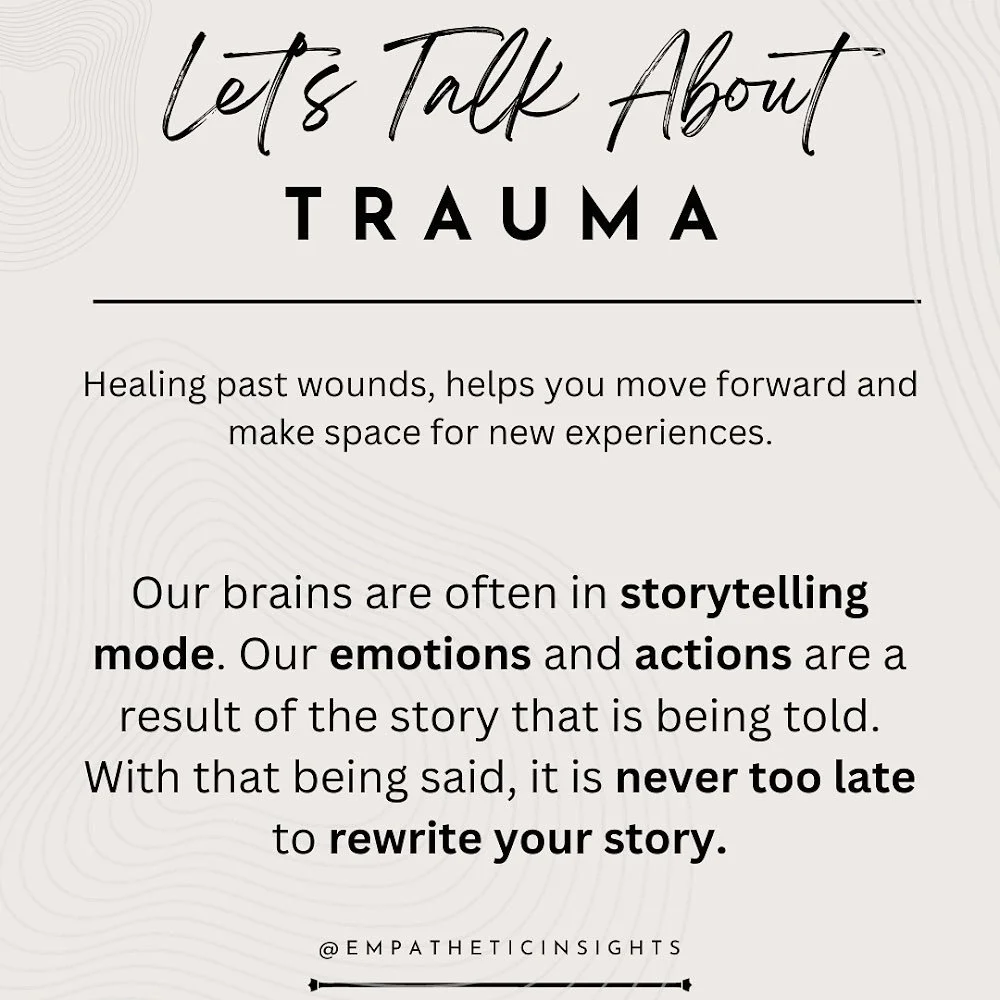 What story are you trying to rewrite? #traumarecovery #traumahealing #therapistsofinstagram #onlinetherapyworks #together4mh #healing