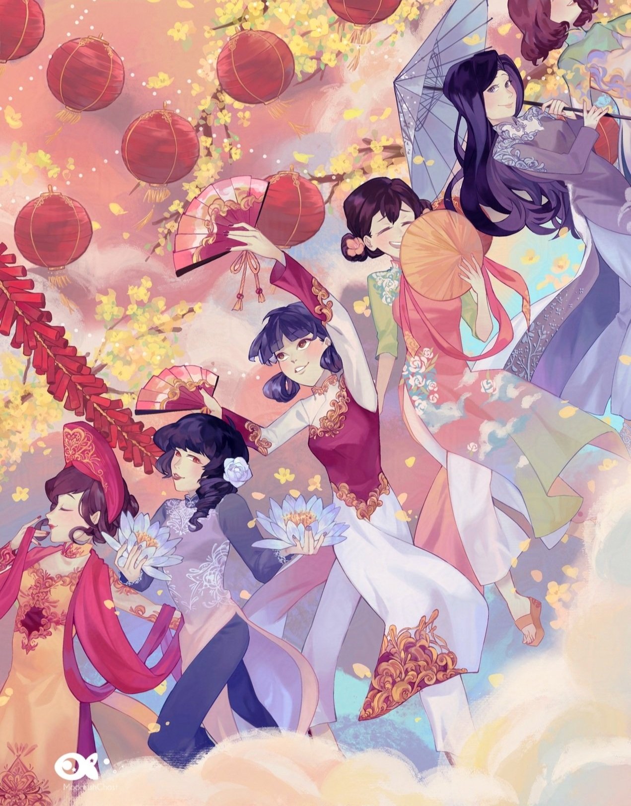 Illustration drawn for the second volume of Legacies: Celebration in 2020.