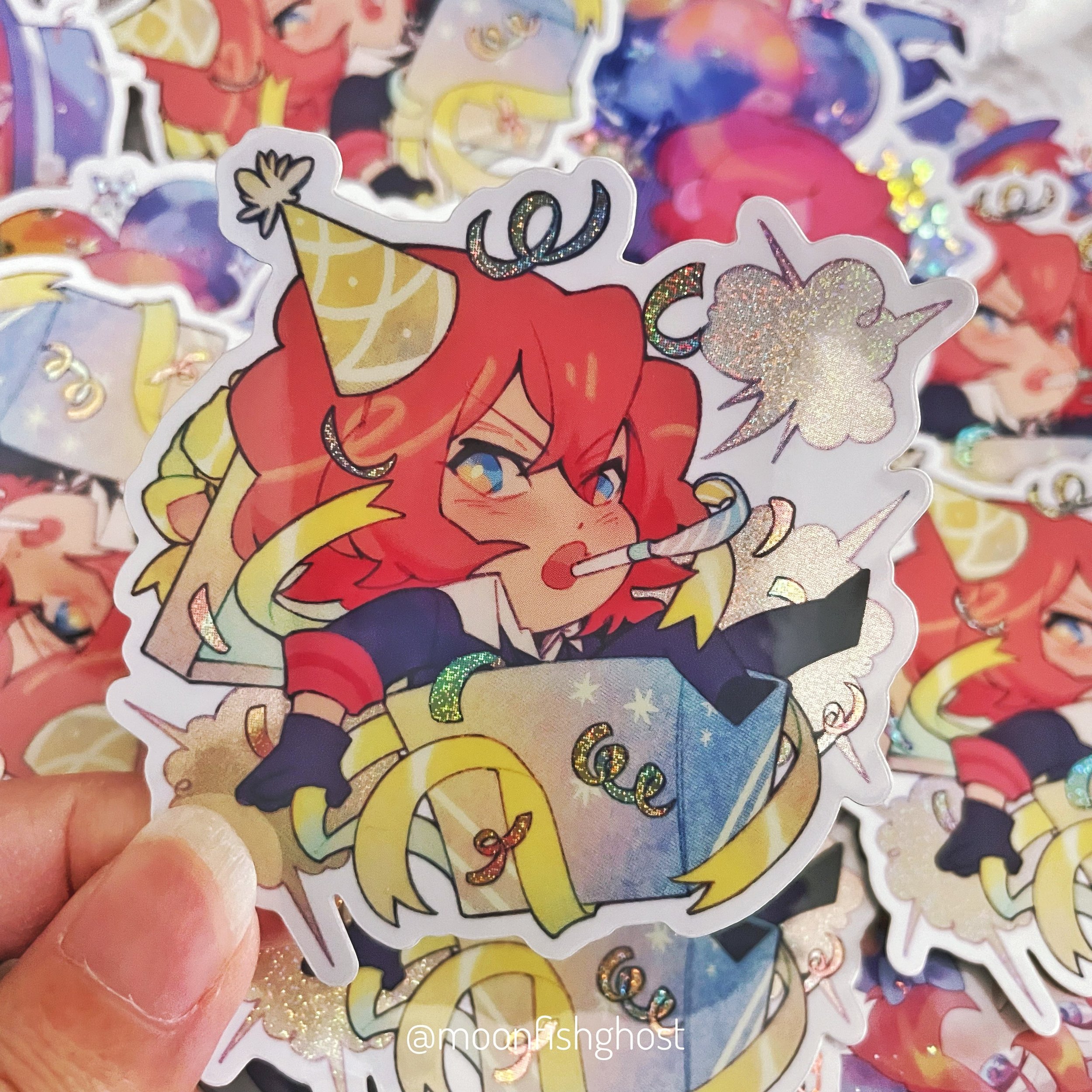 2024 KoFi April Holographic Sticker