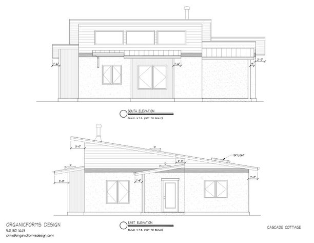 straw bale modern shed roof design exterior elevations south