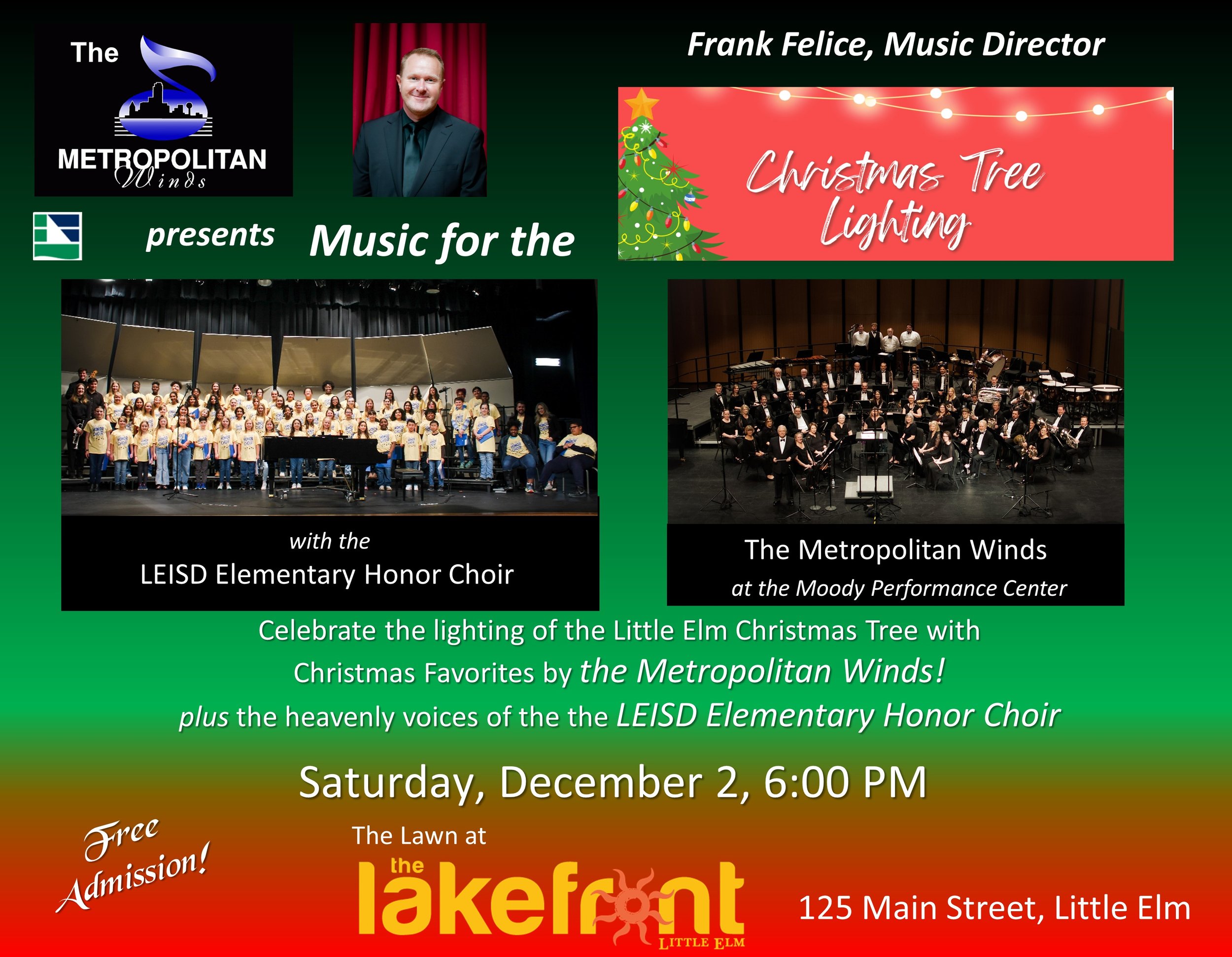 Little Elm Christmas Tree Lighting — Metropolitan Winds