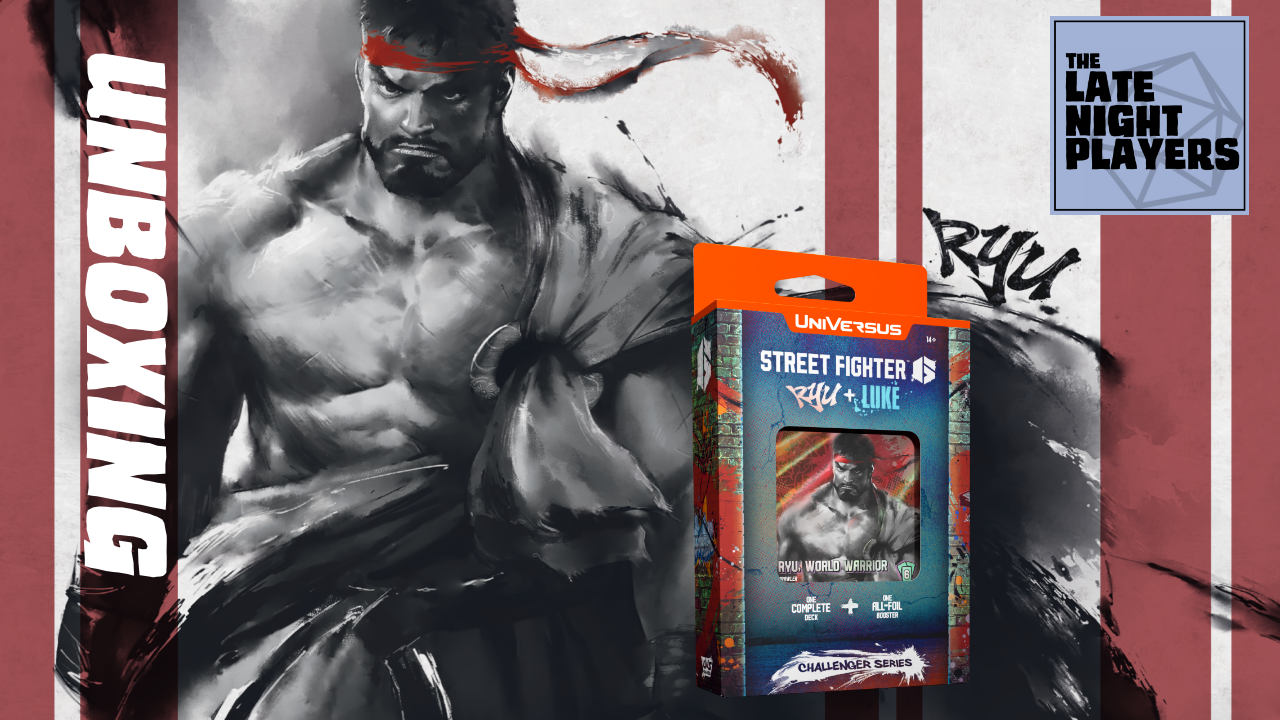 UniVersus Challenger Series - Street Fighter 6: Ryu + Luke Unboxing