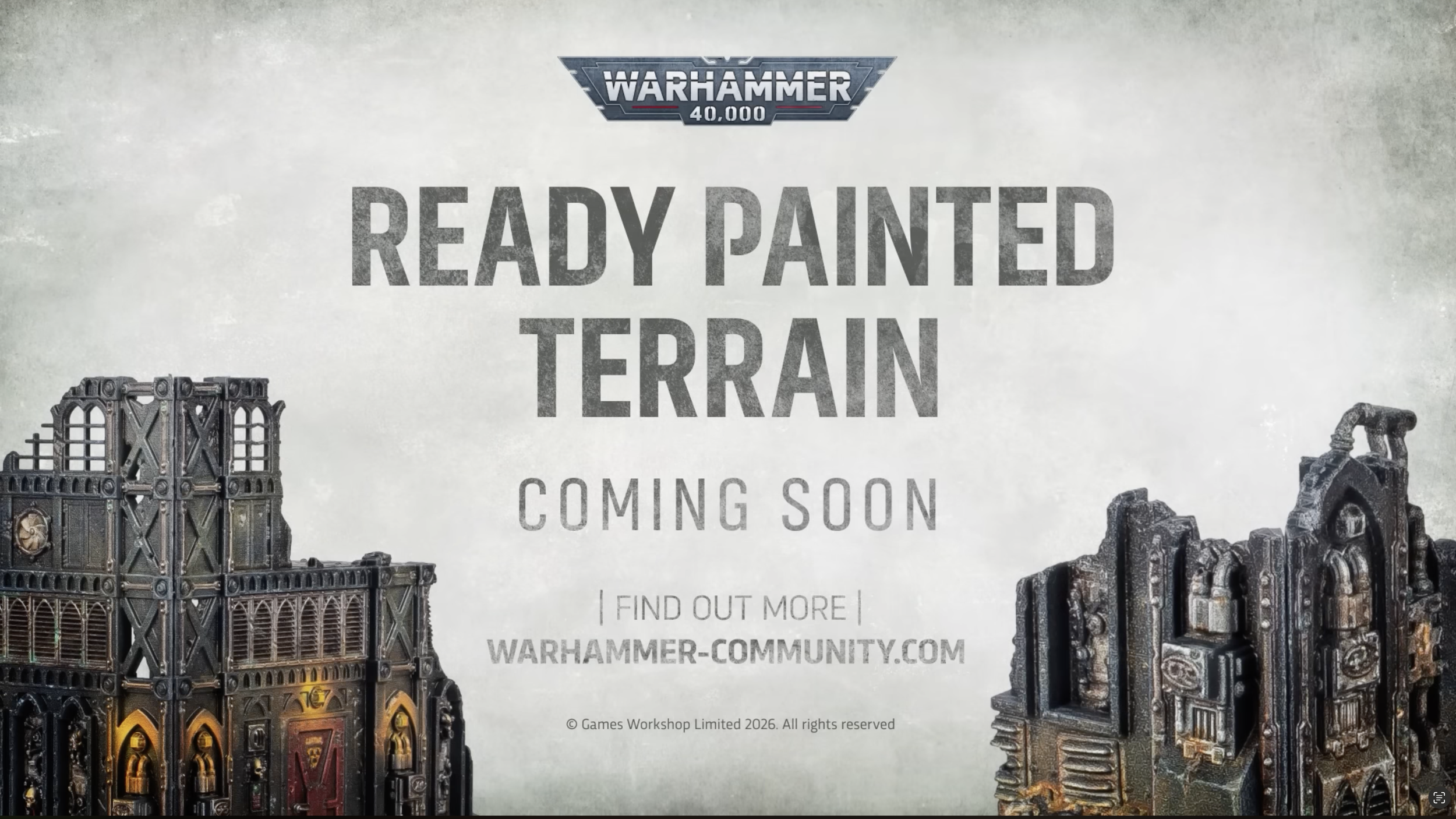 Games Workshop Teases Prepainted Terrain