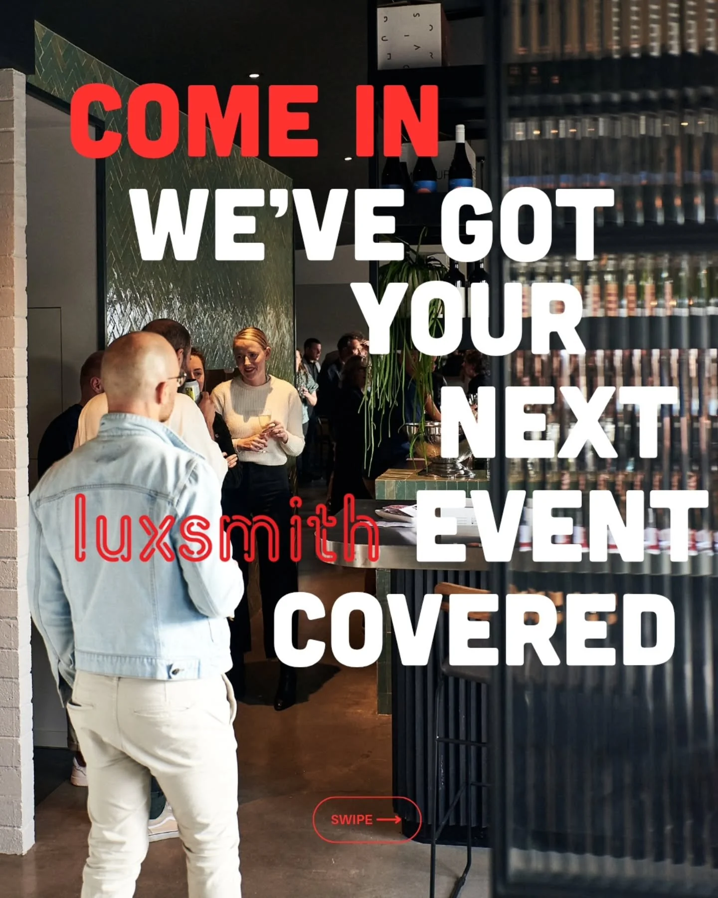There's a whole other side to Luxsmith upstairs. 

LuxUp is designed for birthdays, corporate events,celebrations and gatherings of all kinds. We can host groups of 10 to 100 with great food, great service and a team that's made many memorable events