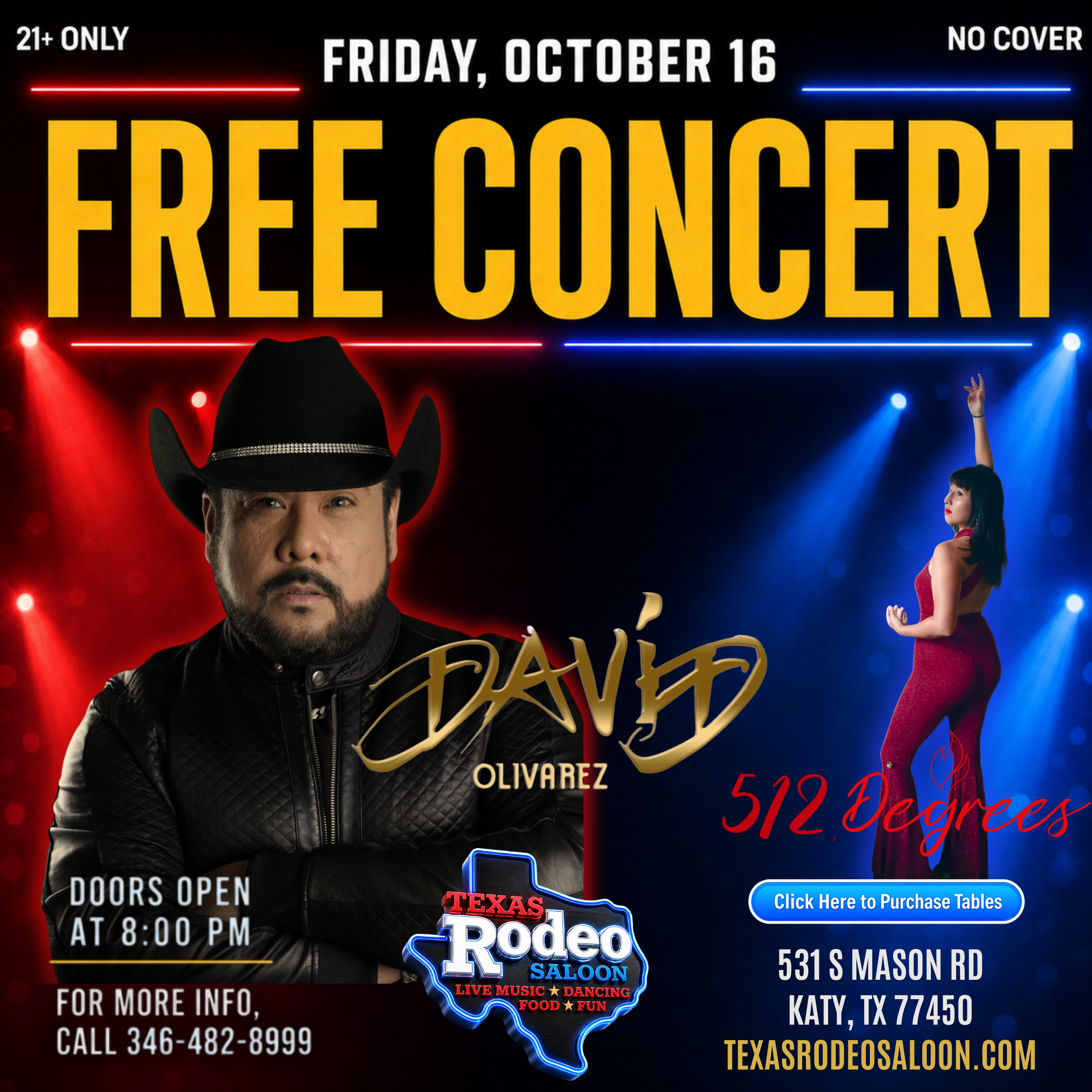Free Public Show at Texas Rodeo Saloon