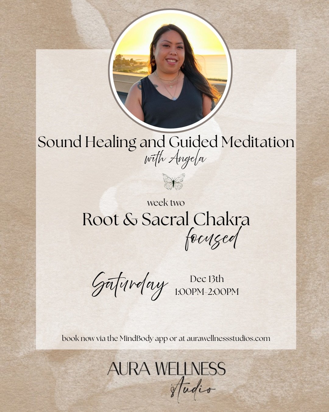 ❤️Root &rarr; Sacral🧡
🪨 Stability &rarr; Creativity🖊️
This Saturday (12/13), we journey through both at @aura.wellnessstudio 

We&rsquo;ll begin by grounding into the Root Chakra, reconnecting with your sense of safety, structure, and inner founda