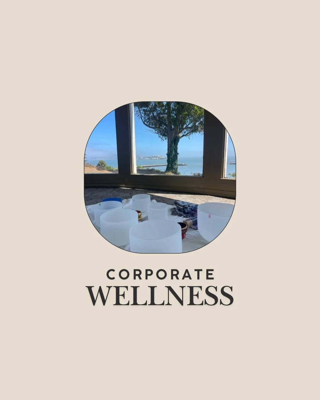 ☀️ A moment of pause in the middle of the workday ☀️ 

This corporate wellness sound healing experience was held at the General&rsquo;s Residence in Fort Mason as part of the Golden Gate National Parks Conservancy HR Benefits Fair and Wellness Event,