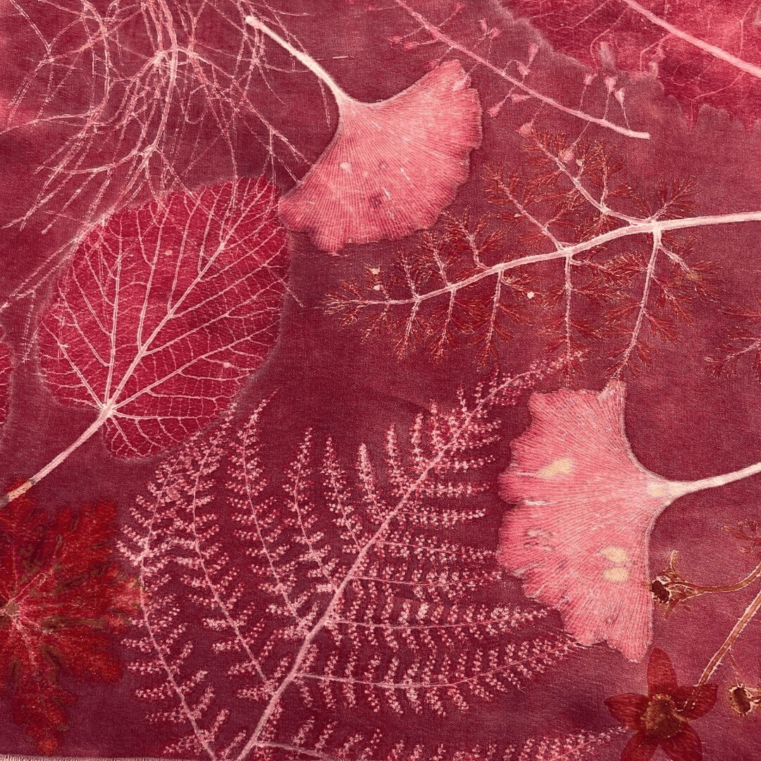 Ecoprint Created with Madder Root