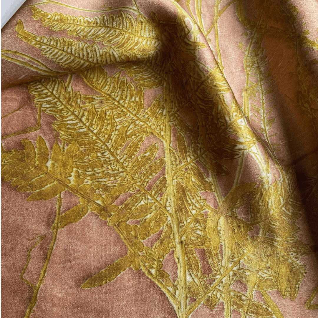 Decayed Fern Impressions on Textile
