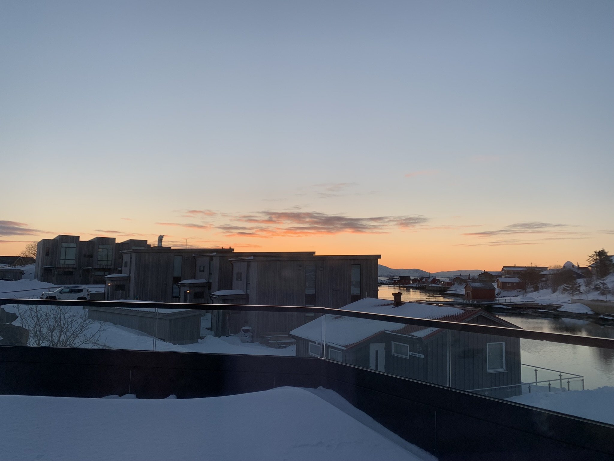 Lovund sunrise: the view from my window