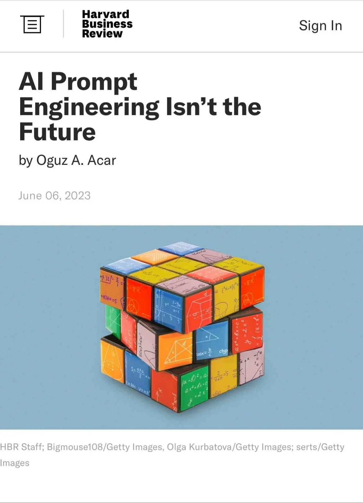AI’s value lies in knowing how to frame a need, an outcome or a problem.