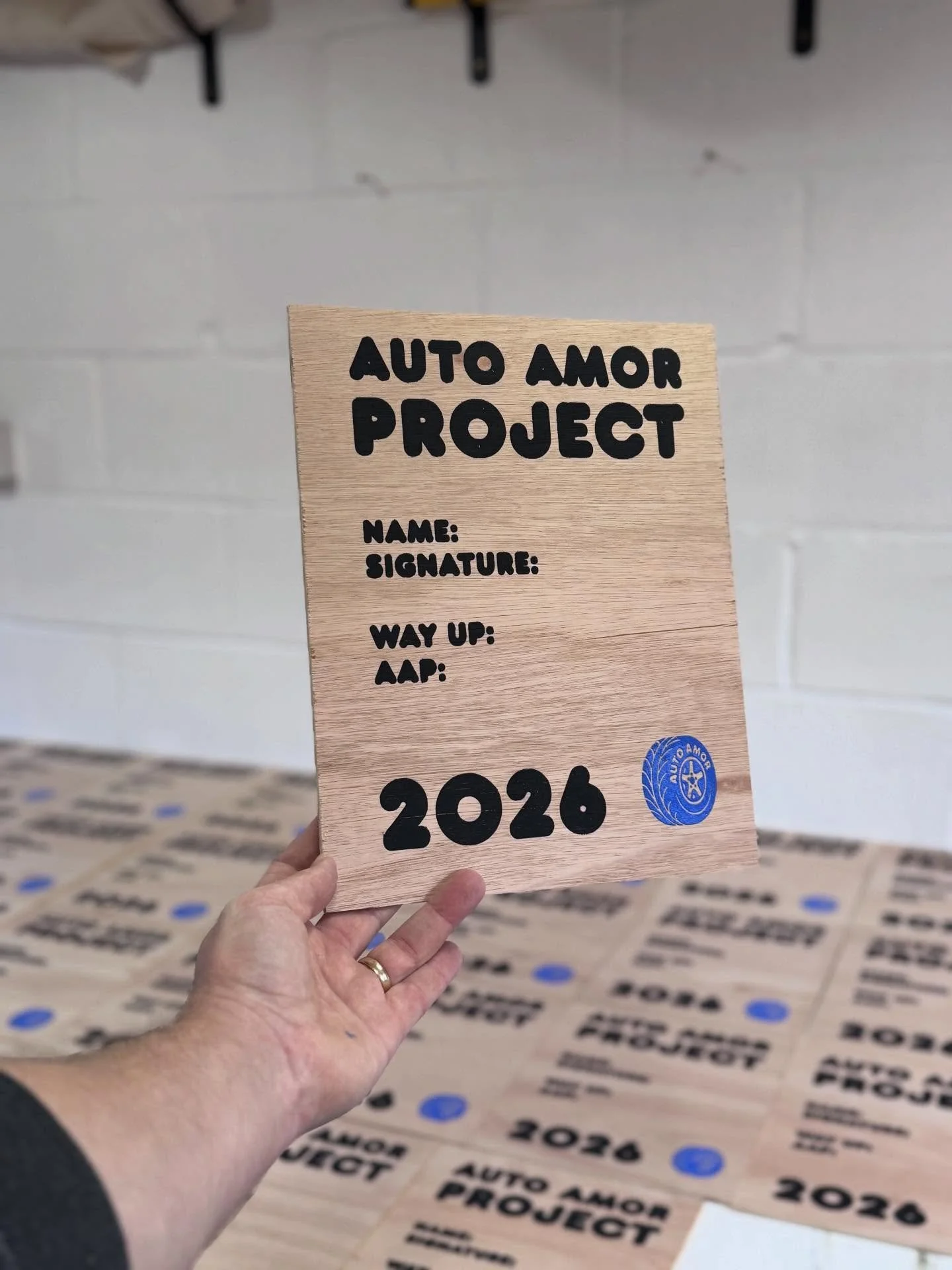 ✨Boards now on Sale! Link in bio
✨One board = multiple submissions to our Open Call Programme (link in bio)

This is the official Auto Amor Art Board (24 &times; 30 &times; 0.5 cm) &mdash; handmade in the studio by Tom &amp; Miya, cut from hardwood p
