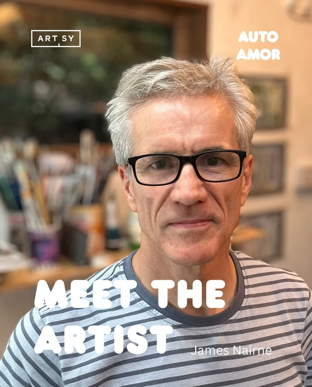 Meet the Artists 🧑&zwj;🎨 

We&rsquo;re excited to present five artists who will be showing work at @terrace_gallery for &lsquo;Taxi Driver&rsquo; next week. 

Slides 1-2: @jamesnairne 
Slides 3-4: @jelena.paints 
Slides 5-6: @nathan_murphy_art 
Sli