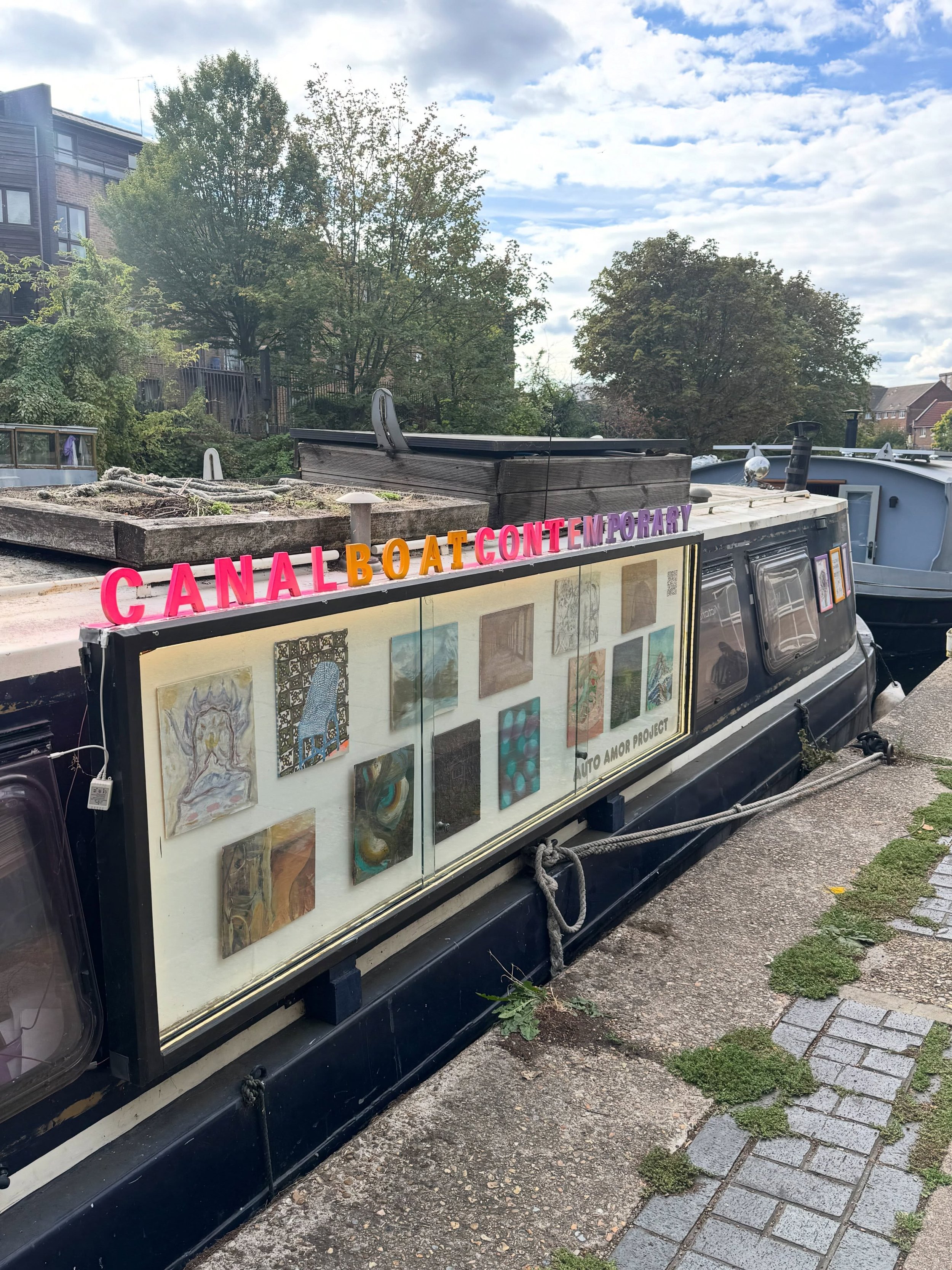 Opening TONIGHT! We warmly invite you to our the opening of Vol. 13 of the Auto Amor Project in collaboration with @canalboatcontemporary 

Thank you to our guest curator @pushka_artist 

We&rsquo;re located right by the canal entrance to Victoria Pa