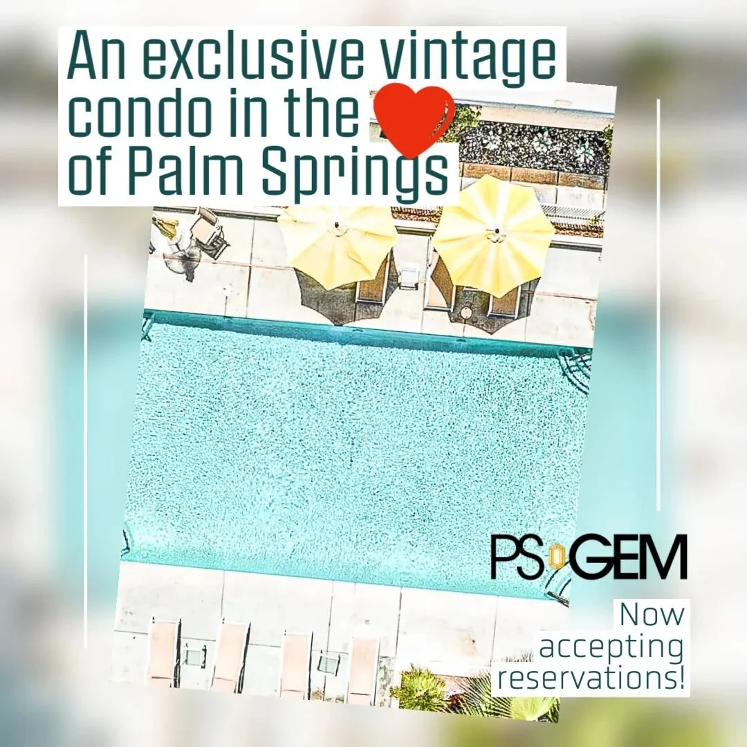 Say hello to PS-Gem 👋💎👋

Your search for your #PalmSprings home-away-from-home ends here. 

✅ Close to key shopping, dining, schmoozing
✅ Classy, quiet, vintage complex
✅ Available long-term (28+) only
✅ Pet-friendly
✅ 1 BR/1 BA perfectly sized fo