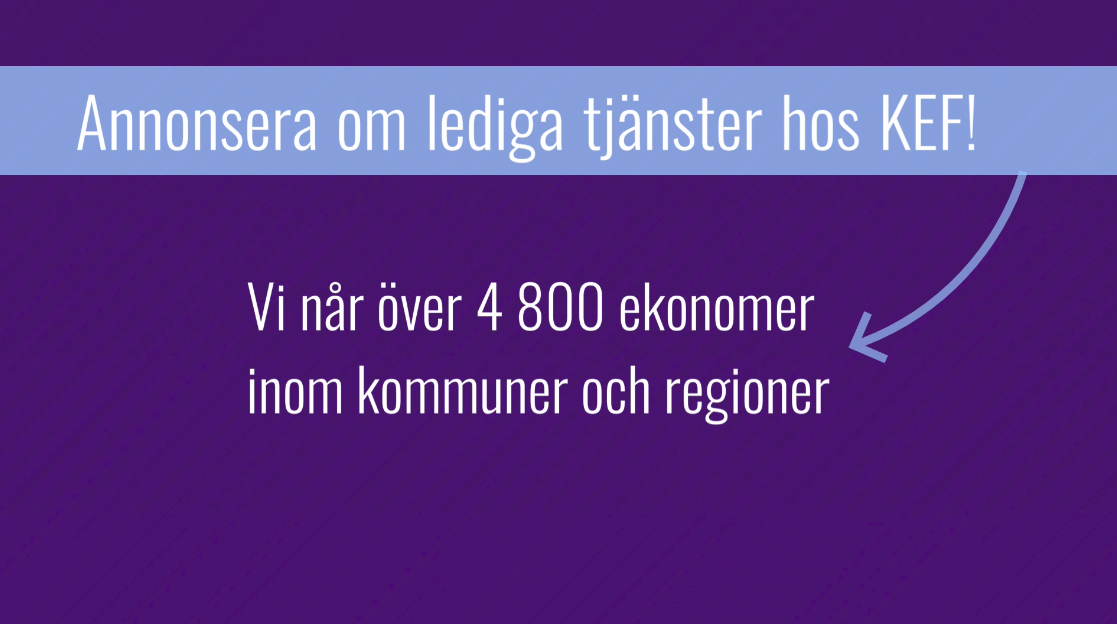 Annonsera om lediga tjänster hos oss!