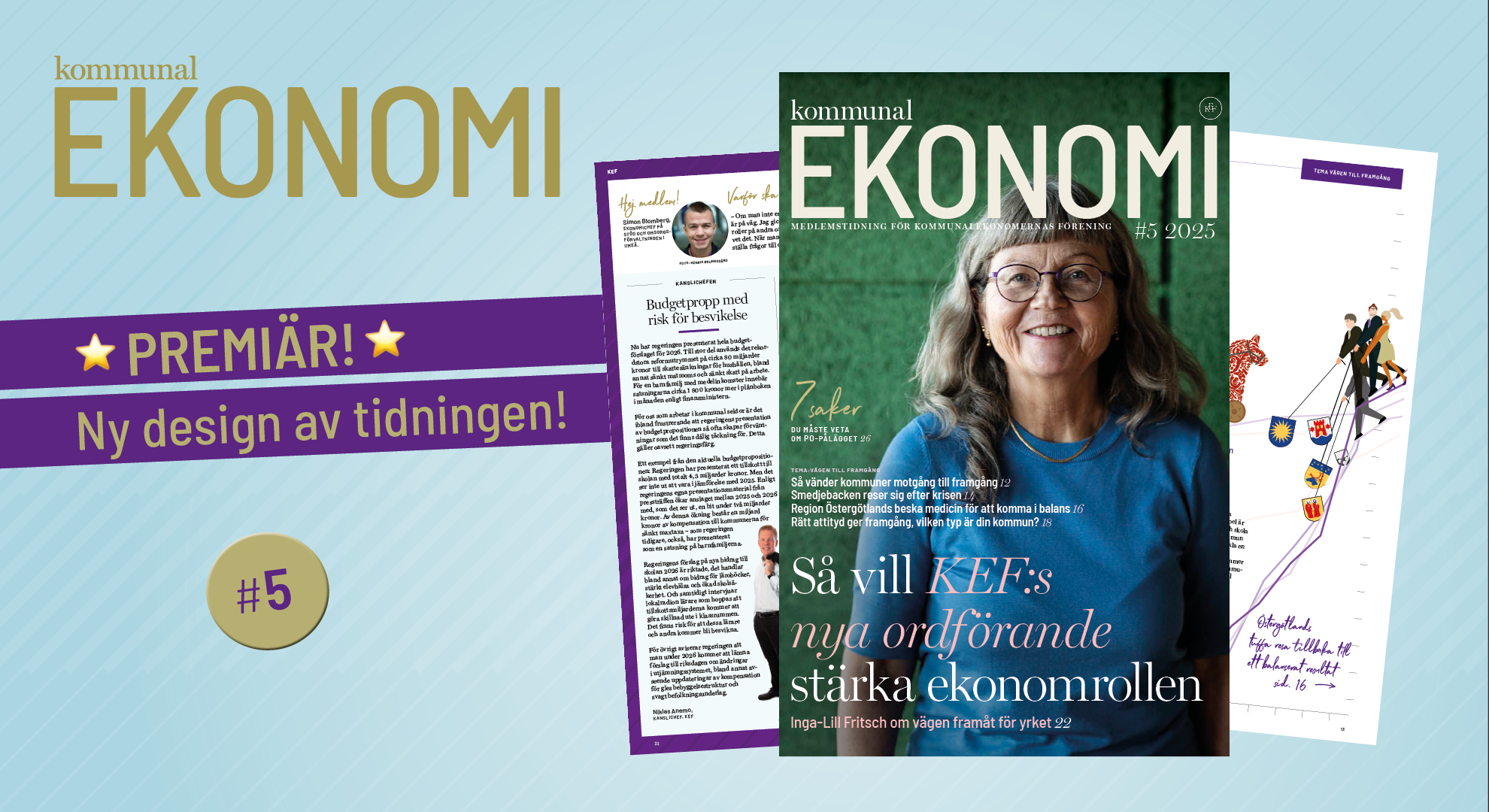 Kommunal Ekonomi har fått ny form – och nr 5 är ute nu!