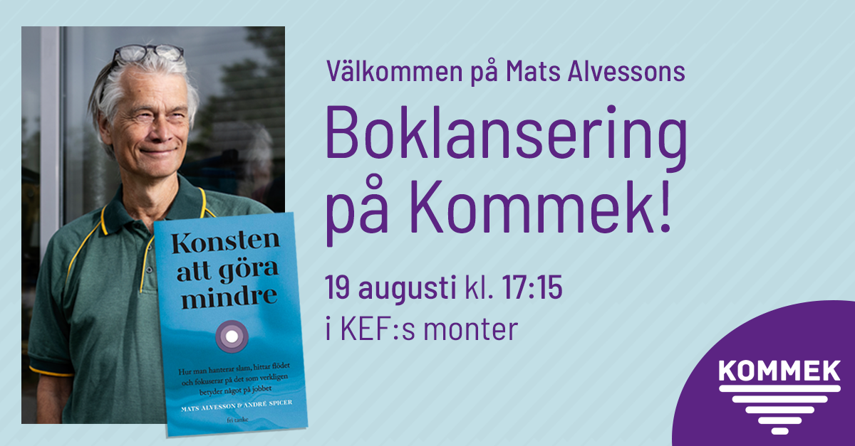 Välkommen på boklansering!
