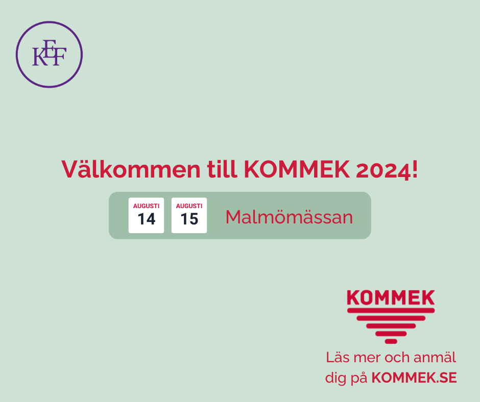 Välkommen till KOMMEK 2024!