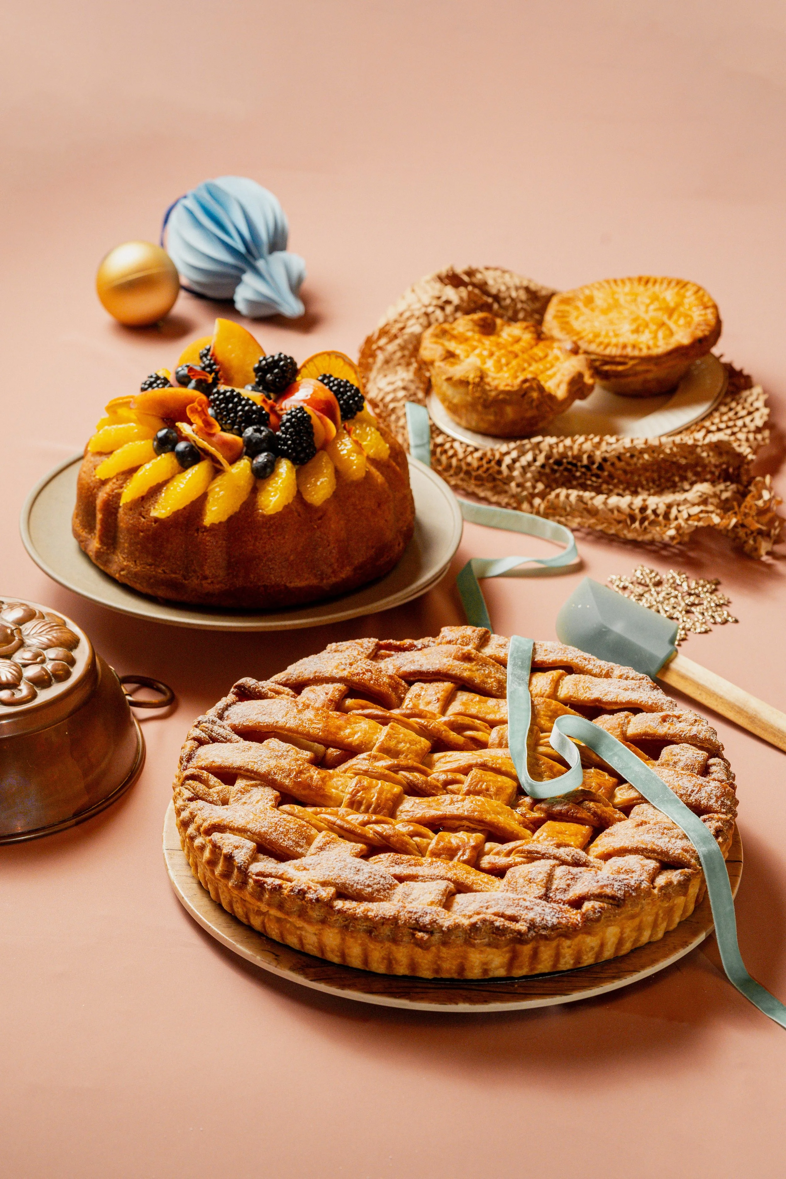 Orange Madeira Bundt, and Elderflower and Fuji Apple Pie.jpg