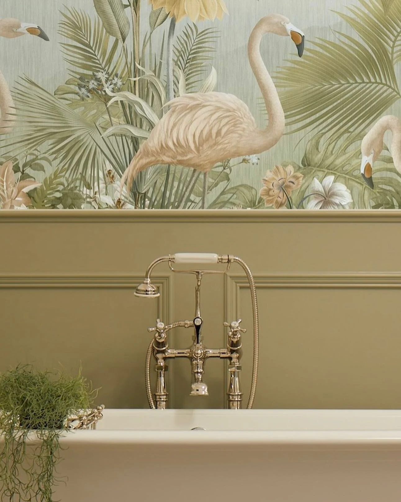 &bull; 𝐒𝐭𝐚𝐭𝐞𝐦𝐞𝐧𝐭 𝐓𝐚𝐩𝐬, 𝐒𝐭𝐚𝐭𝐞𝐦𝐞𝐧𝐭 𝐖𝐚𝐥𝐥𝐩𝐚𝐩𝐞𝐫, 𝐒𝐭𝐚𝐭𝐞𝐦𝐞𝐧𝐭 𝐁𝐚𝐭𝐡𝐫𝐨𝐨𝐦!🦩

The Drummonds Mull Bath &amp; Shower Mixer with Floor Standing Legs against our bespoke wood panelling, cut to perfection, then finishe