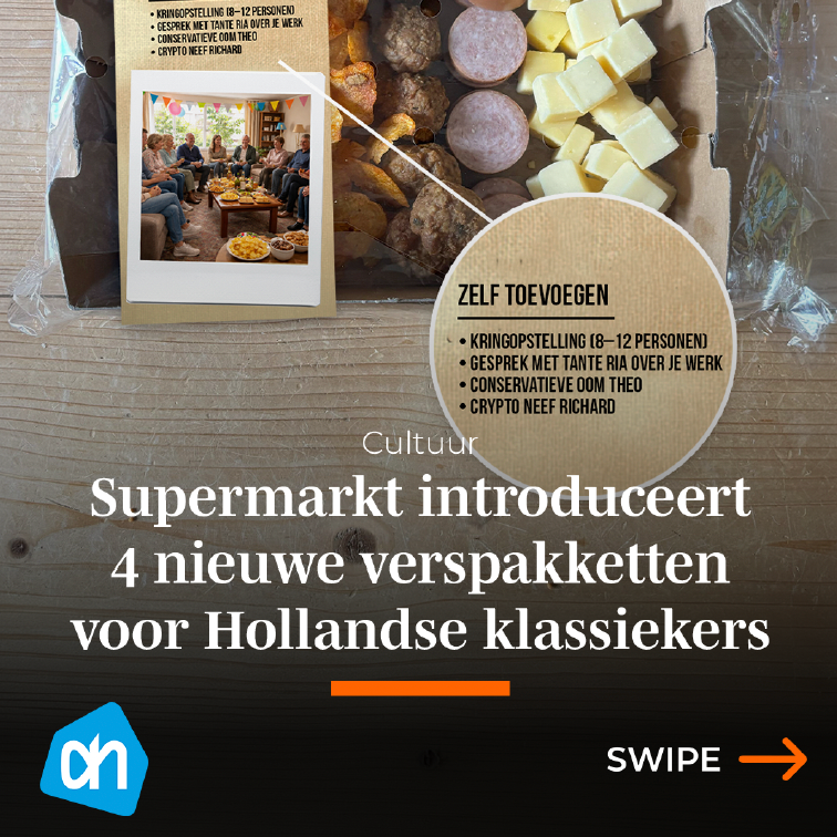 Albert Heijn Verspakketten maar dan op zijn Spelds