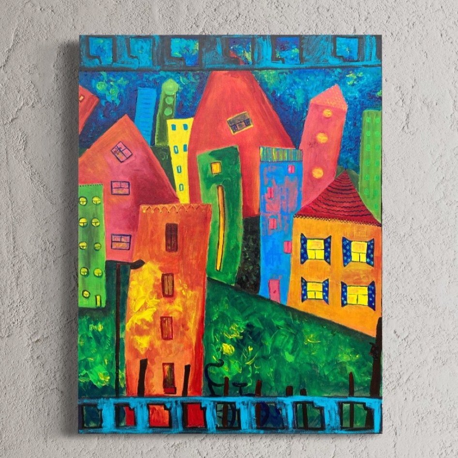 | Acrylic art by — Lodde Painting Lodde on painting Abstract Canvas