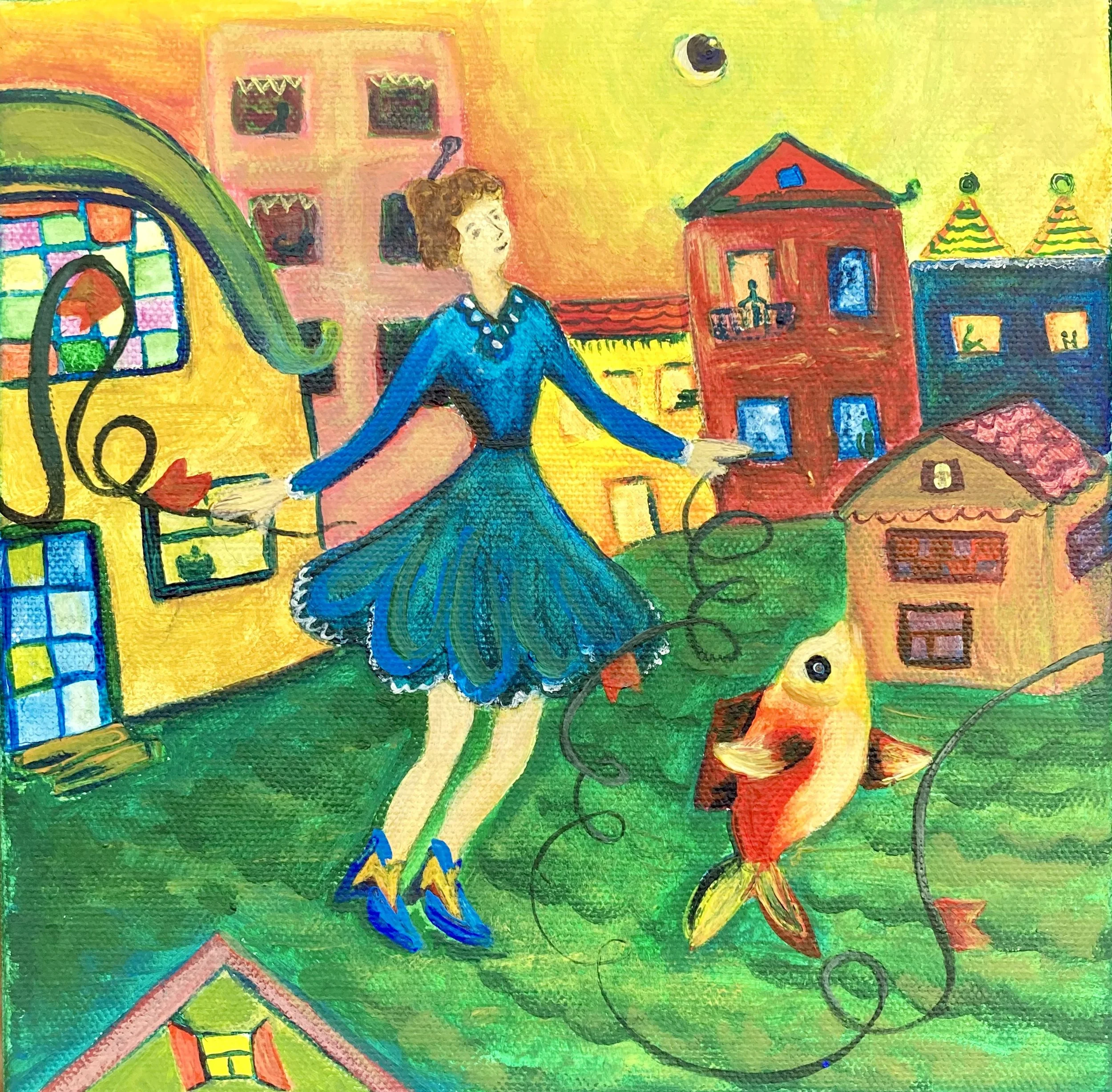 3 Little Treasures 2023 Anastasiia lodde naive modern denmark art abstract surrealism 3.jpg