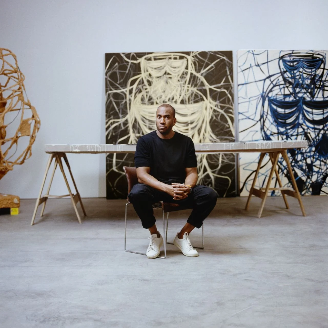 Rashid Johnson: The Artist Who Makes Shelves Into Arguments and Chaos IntoPhilosophy