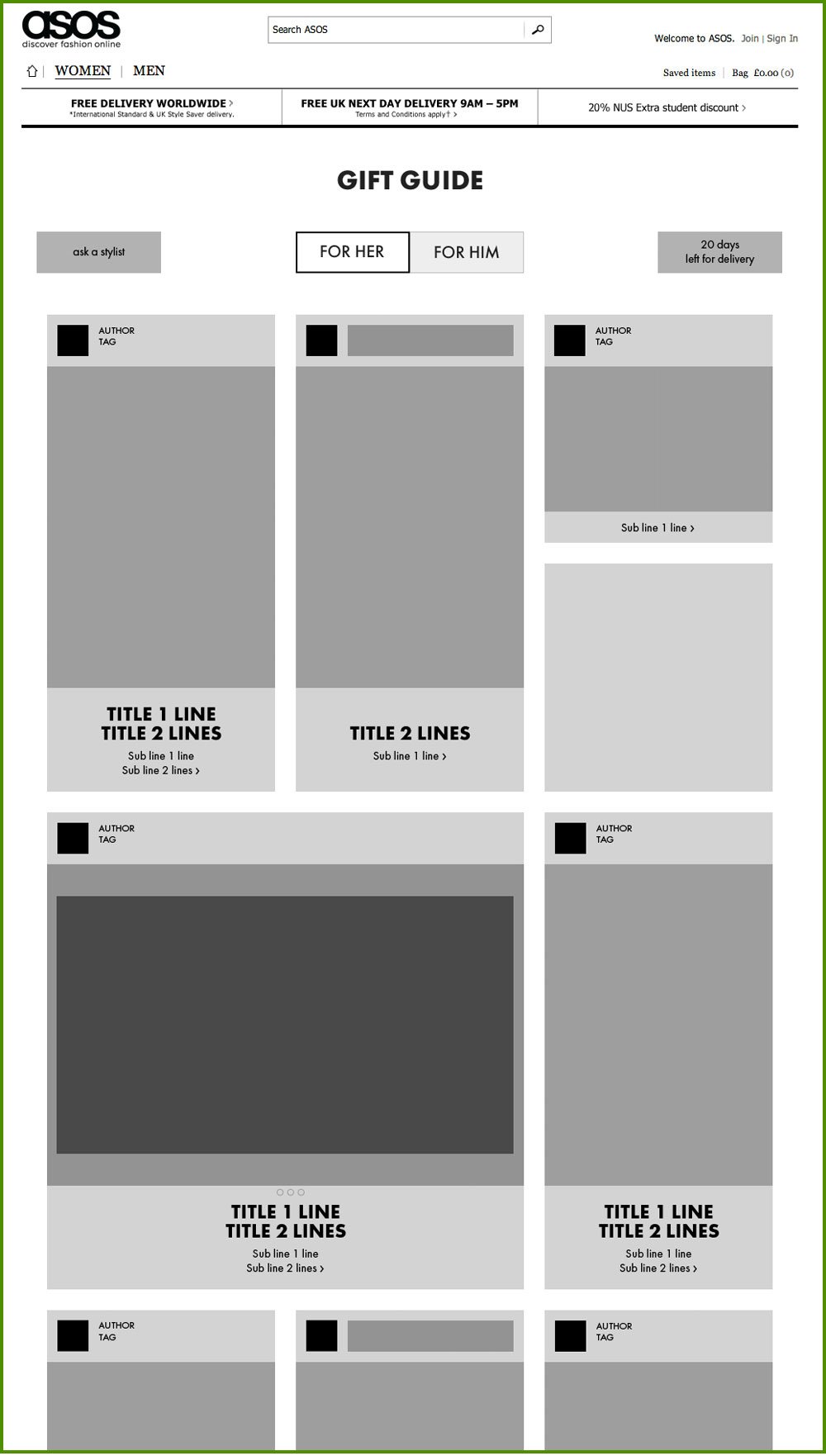 MODULES & LAYOUT OPTIONS