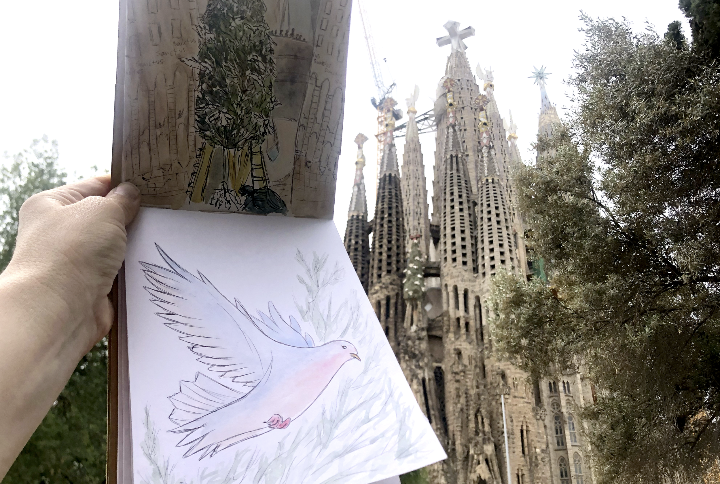 Sagrada Familia, la façana del Naixement.