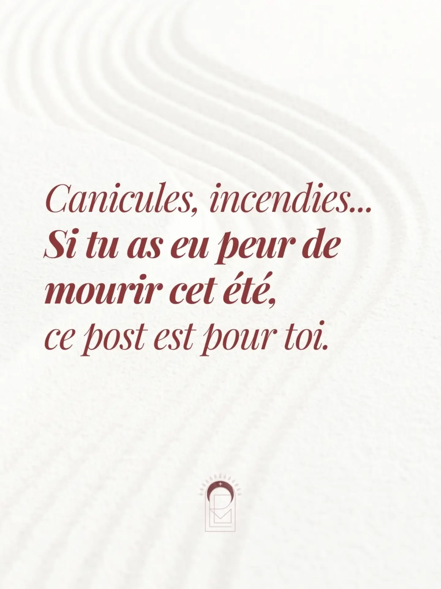 &bull; Et si &ccedil;a ne passe pas ?

D&eacute;j&agrave;, premi&egrave;re chose : le danger doit &ecirc;tre vraiment &eacute;cart&eacute;. 

Une fois qu'il l'est, sache que ton syst&egrave;me nerveux a normalement besoin de quelques semaines pour re