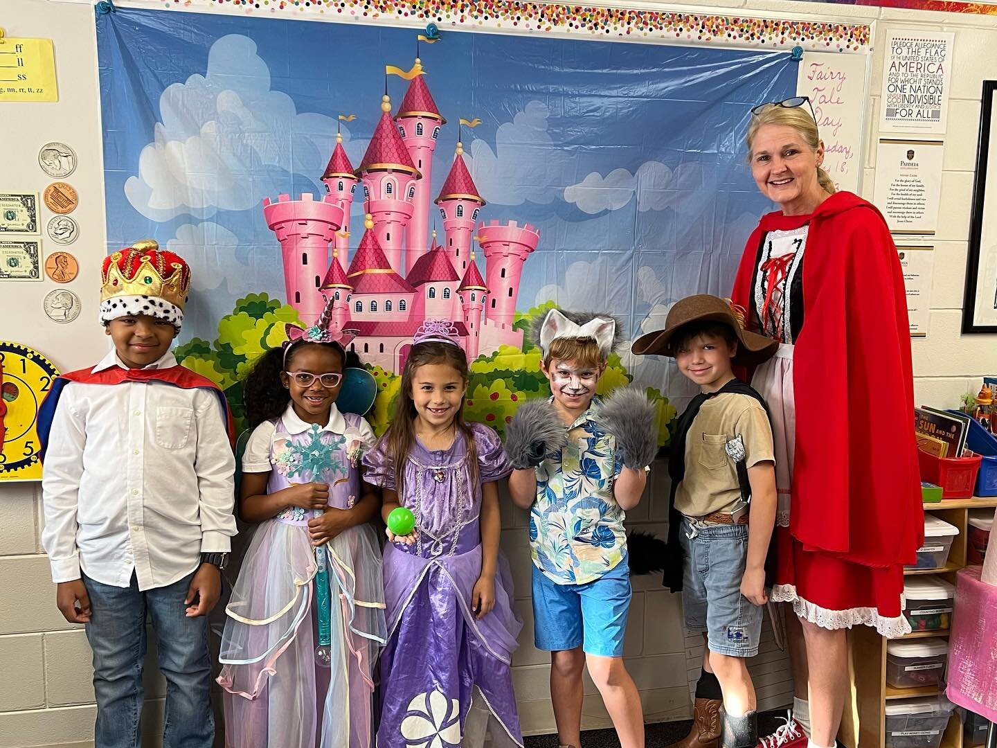 Today was Fairy Tale Day in the first grade! They got to experience a lot of fun as they learned!