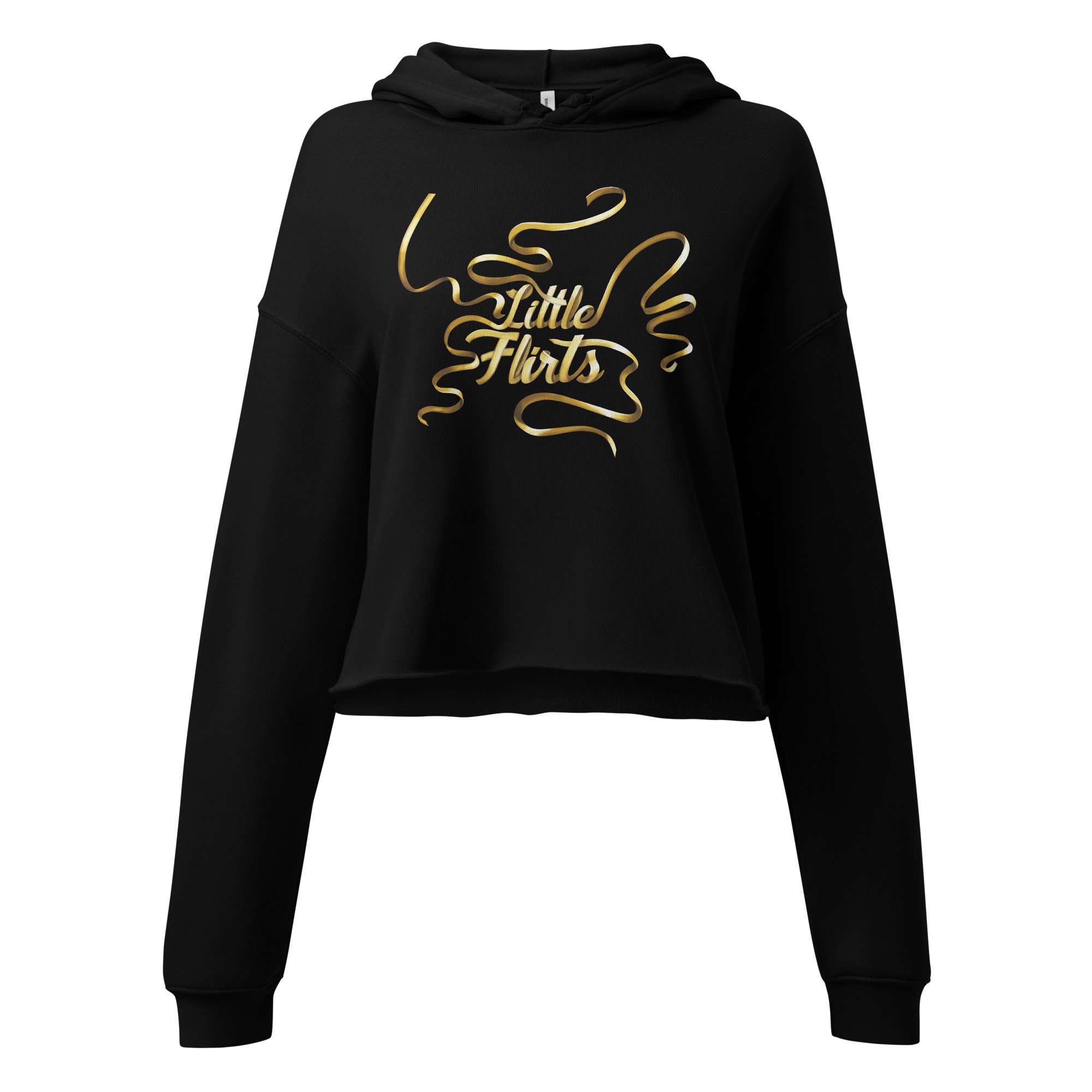Little Flirts crop hoodie