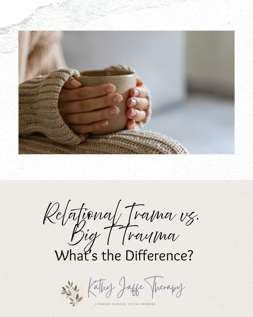 Relational Trauma vs. Big-T Trauma — What's the Difference