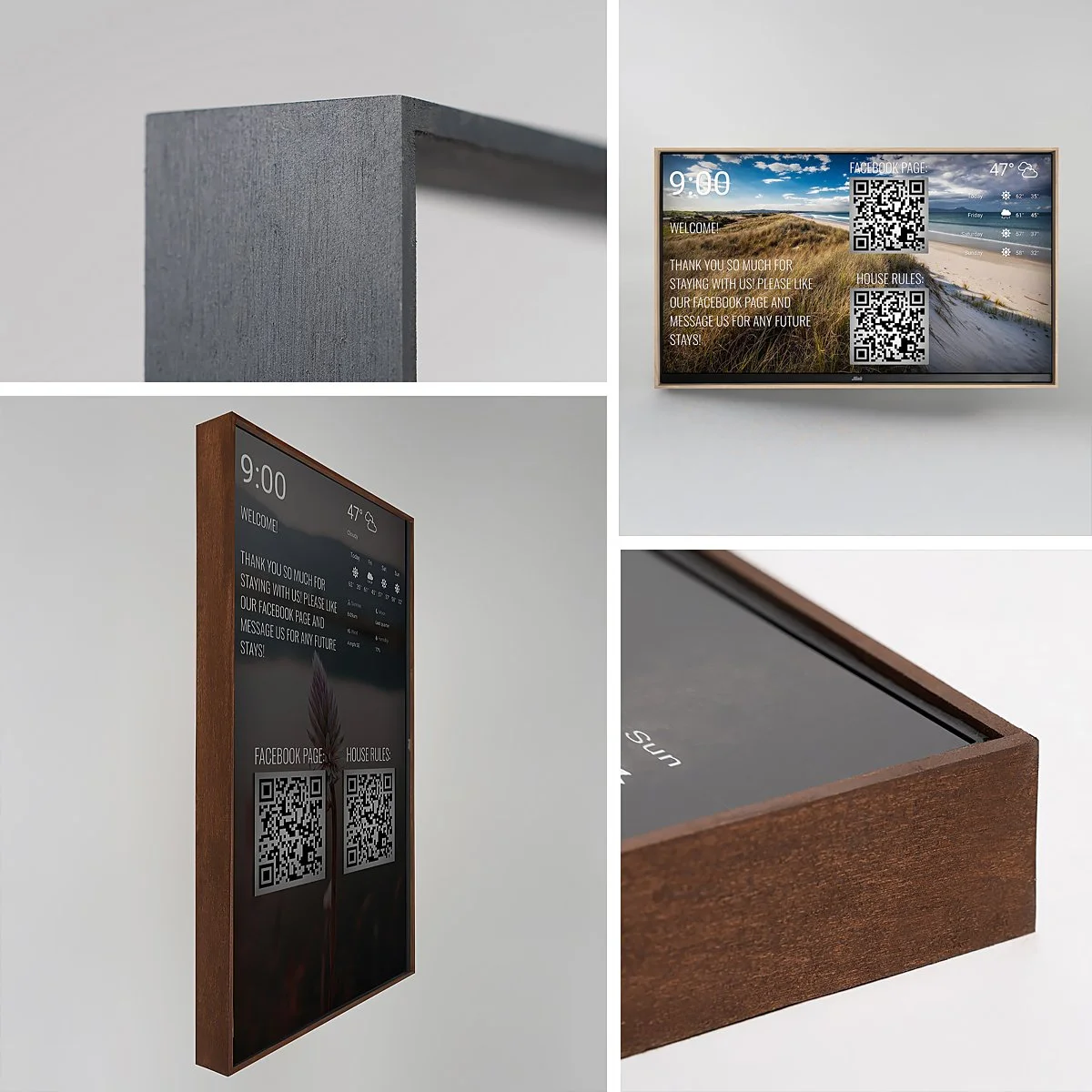 New project spotlight! 📸 I recently had the opportunity to work with Beebrands Technology, a Grand Rapids startup innovating tech for short-term rentals. From frame style to functionality, these screens are as versatile as they are practical. See ho