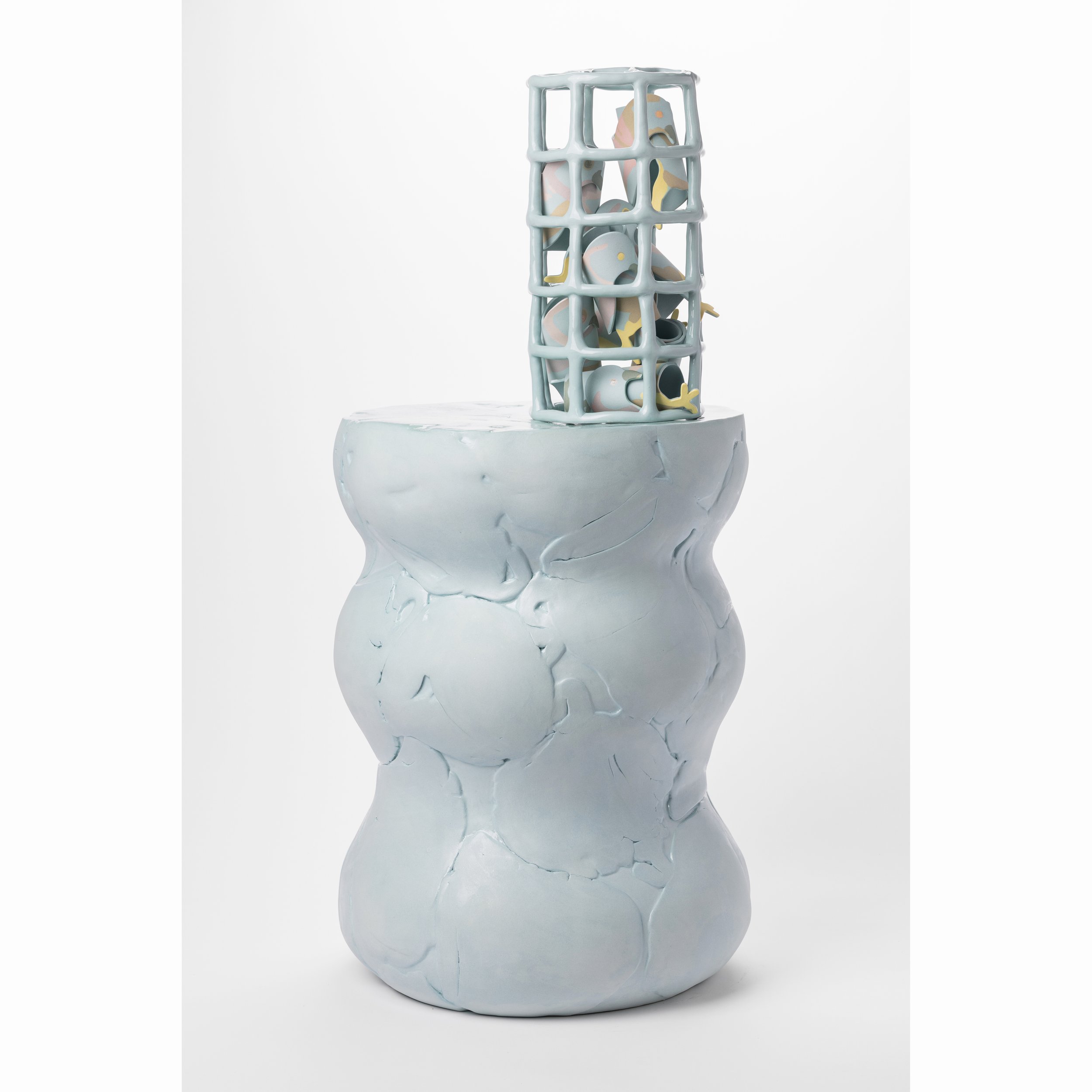 Nid sur amphores laminées