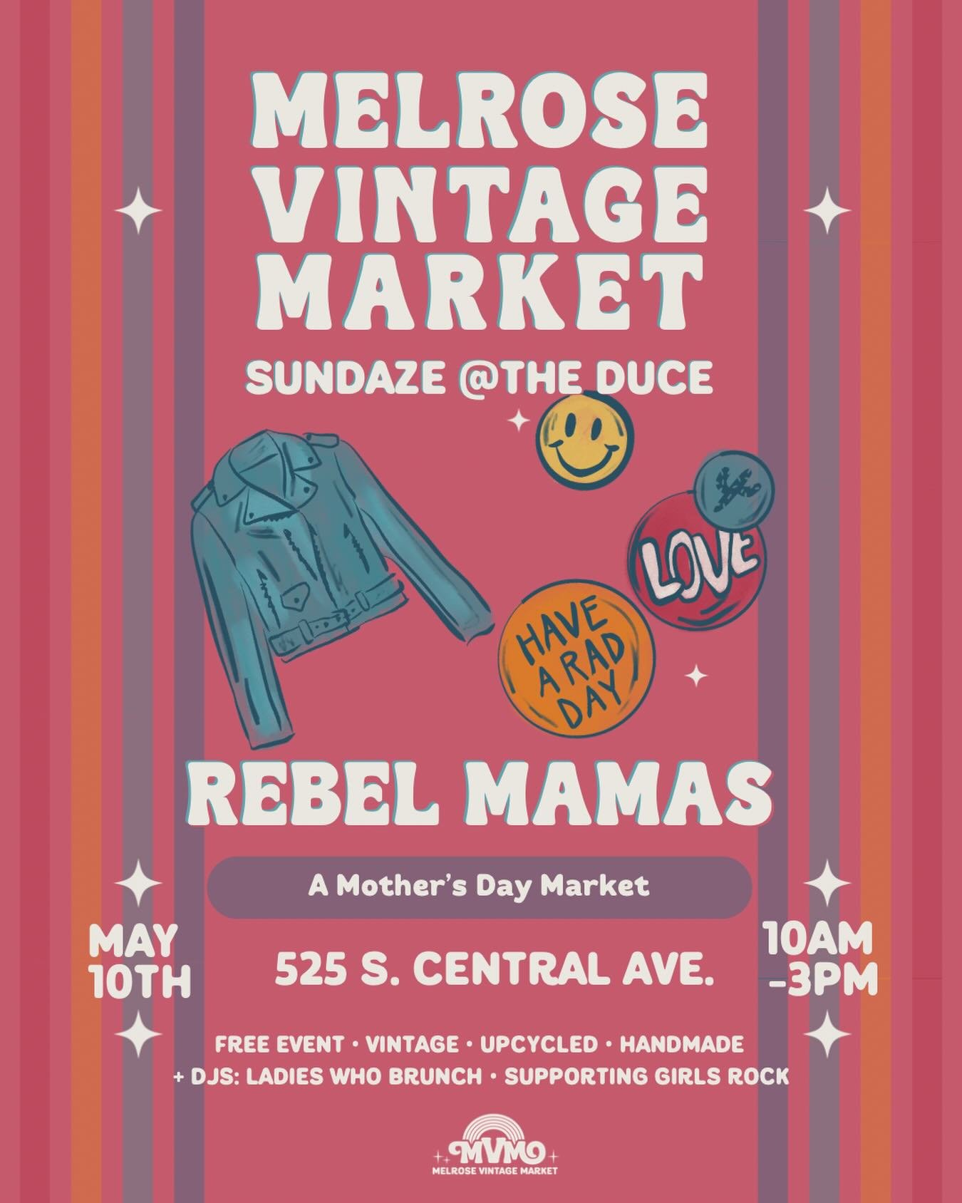 Melrose Vintage Market returns to @theducephx and this one&rsquo;s for the Rebel Mamas 💫

Join us Sunday, May 10th from 10AM to 3PM for a curated market rooted in vintage style, creativity, and community. This free event brings together vintage sell