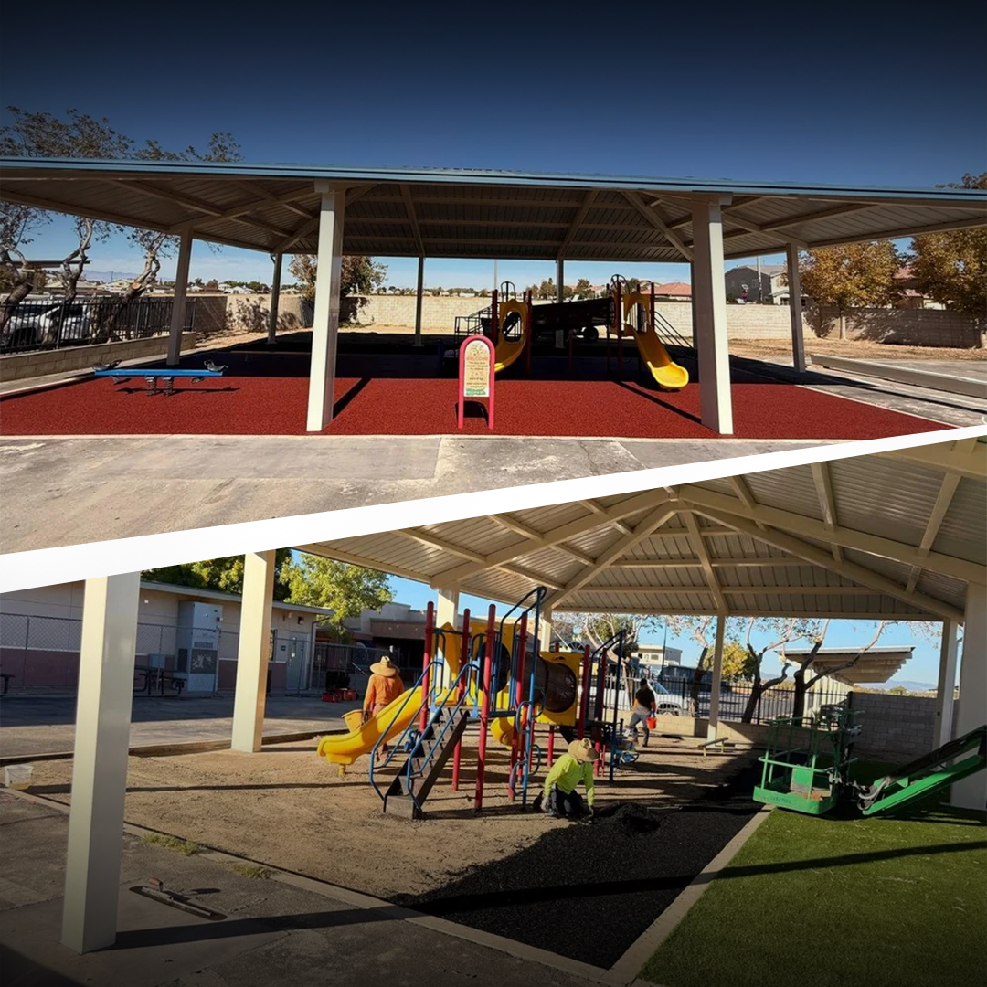 Rubber Playground Surfacing - Lancaster, CA