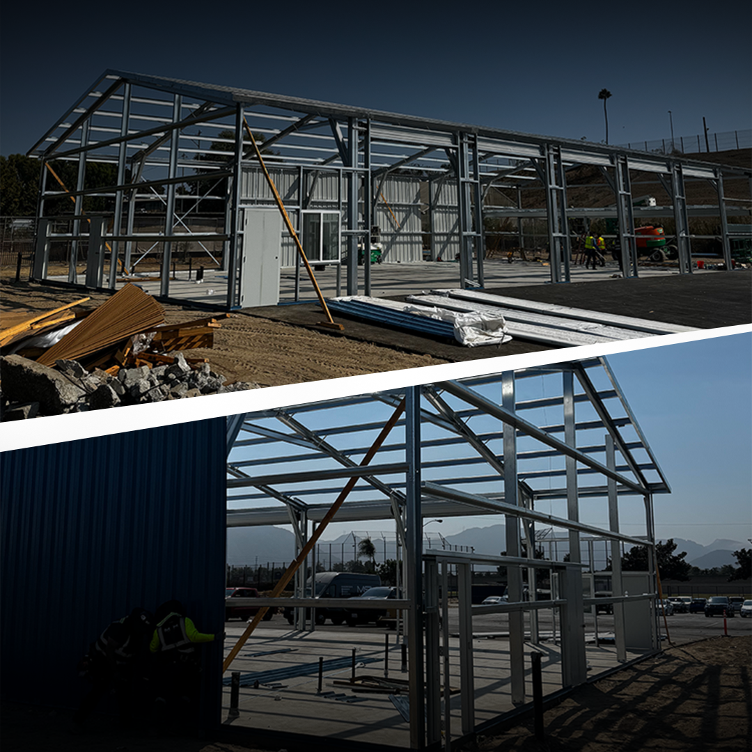 Steel barn structure, Oxnard, CA