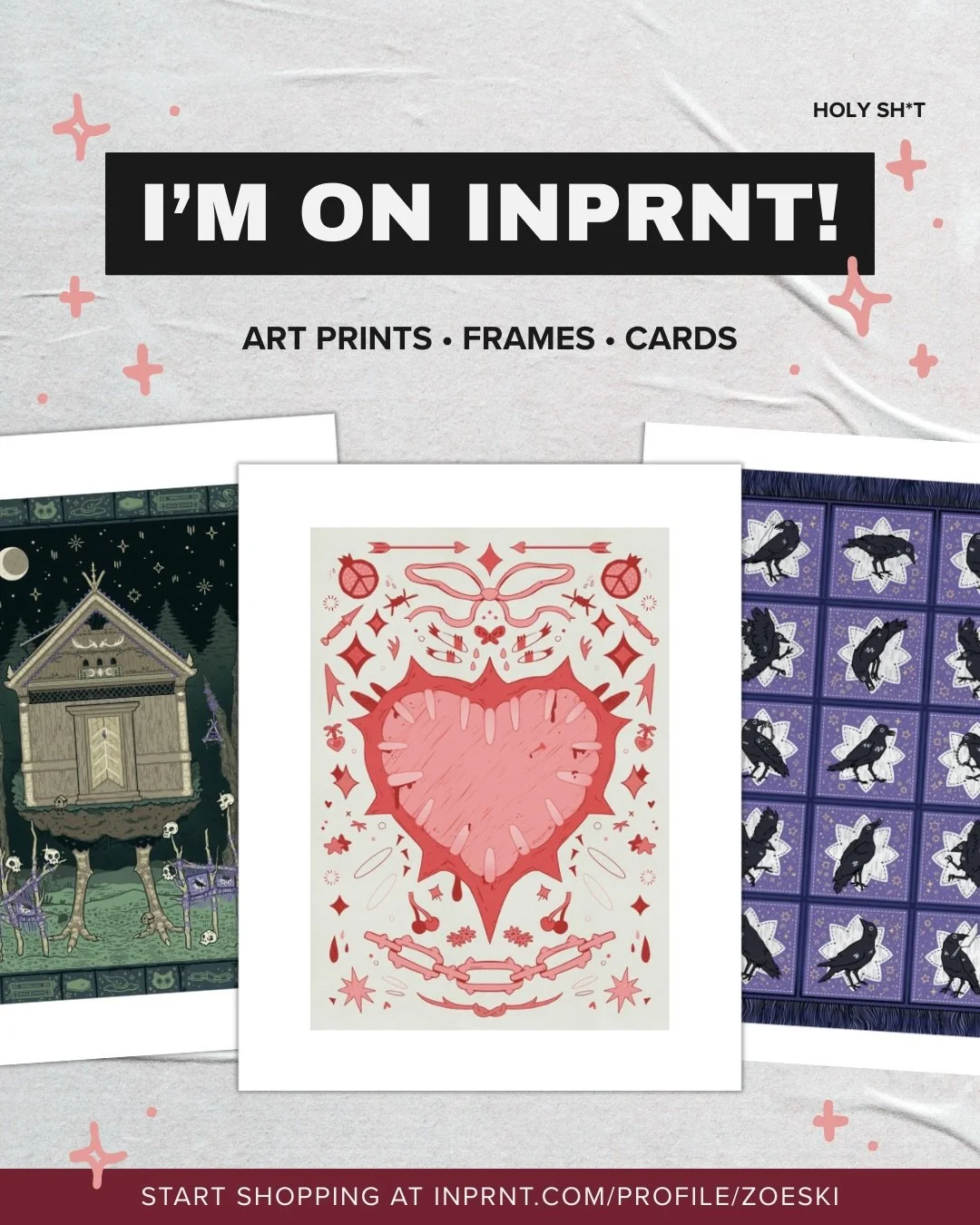 We&rsquo;re selling prints ~~~

Finally have a print shop up and live (yes, this is the official launch) AND it&rsquo;s on @inprnt !!!

Always adored the quality and mission behind INPRNT and was v jealous of the friends who have been on it for years