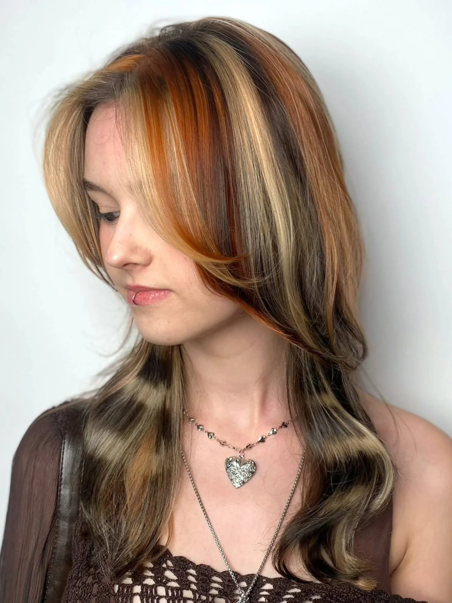 🧡💛🤍🤎🖤 Calico Hair Magic 🧡💛🤍🤎🖤
Hairspace first-timer Nina came in ready for something creative &mdash; and this calico moment delivered all the vibes. ✨🐆⁠

Calico hair is a multi-tonal colour technique inspired by calico cat patterns, blend