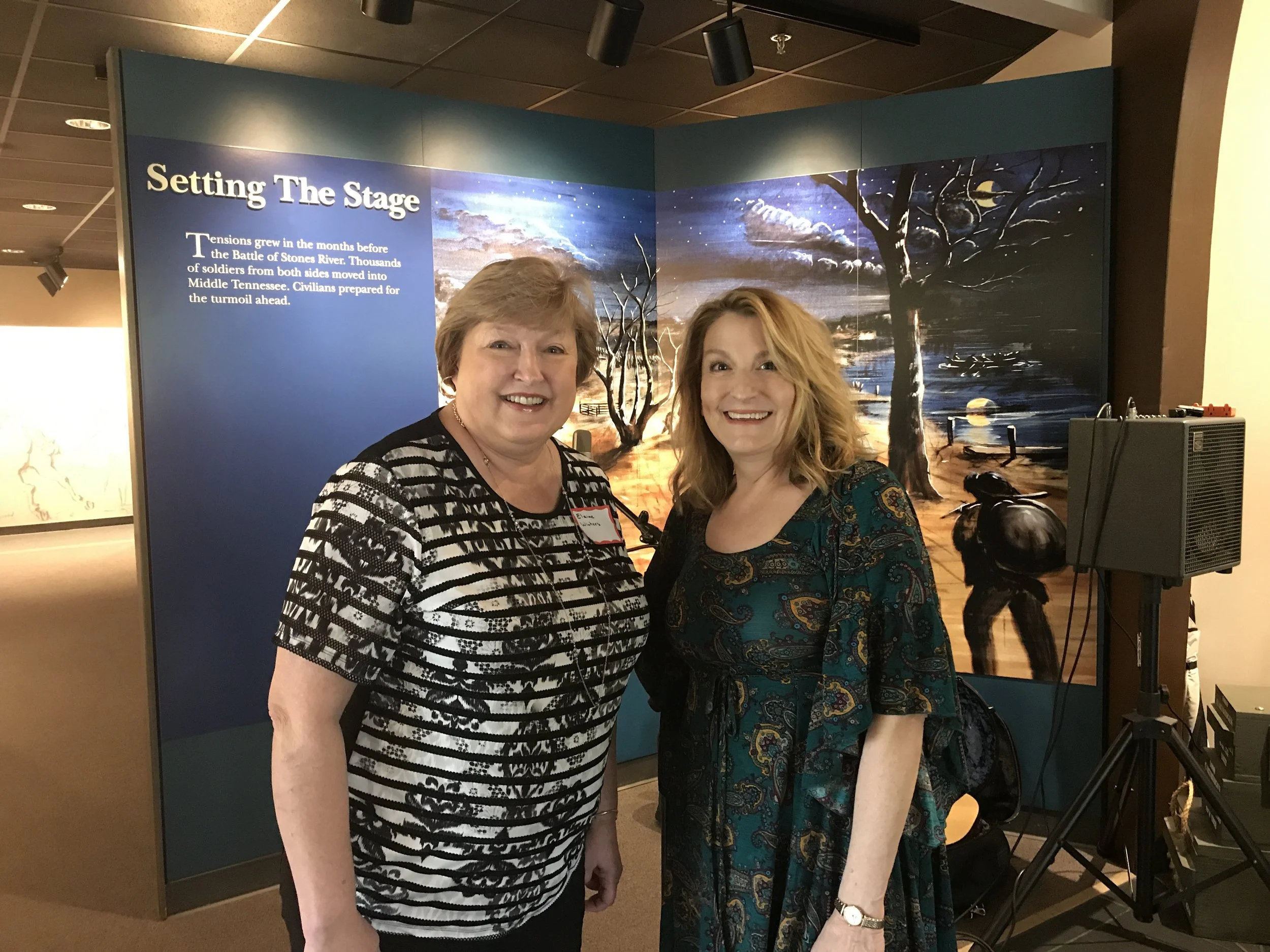 Elaine Winters with Claire Lynch