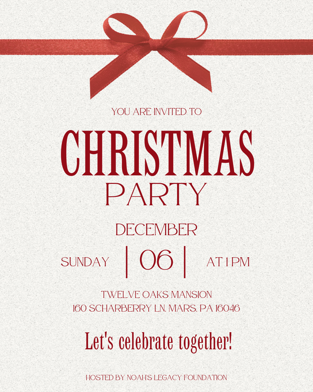 December To Remember Christmas Party 2026