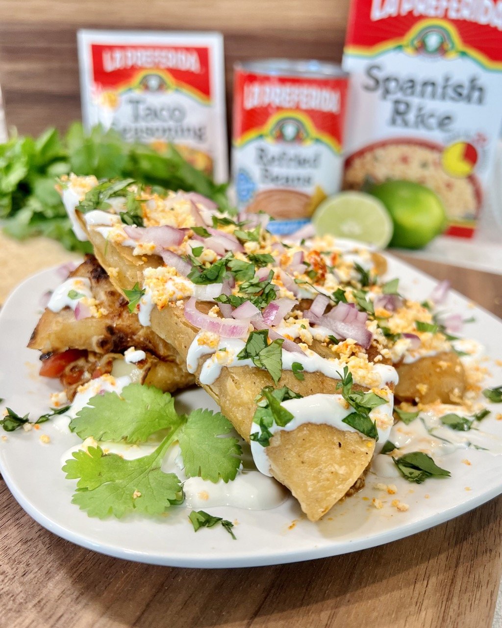 Crispy Cheesy Chicken Tacos