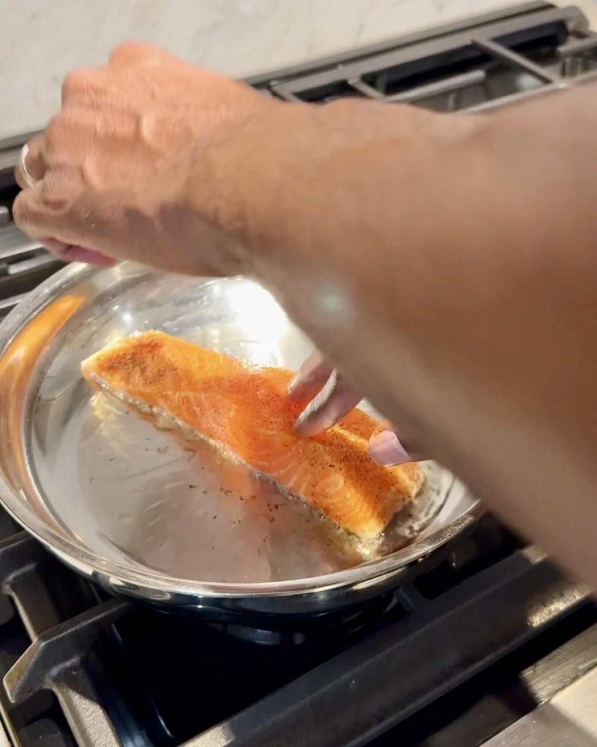 Chef Mike Hard Honey Garlic Glazed Salmon