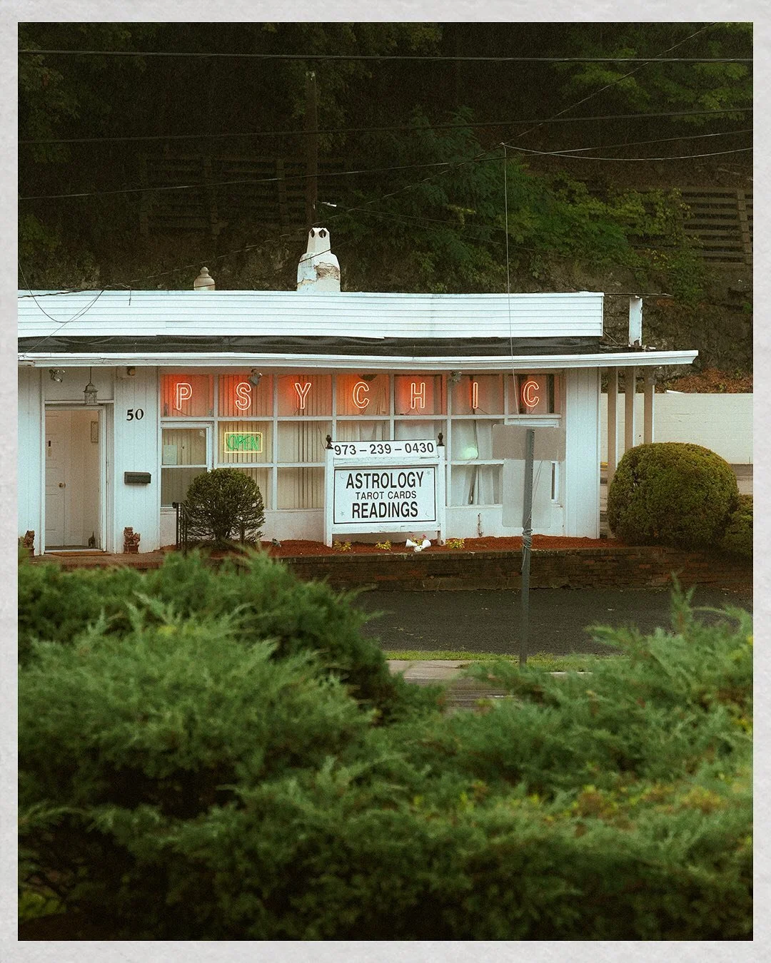 Something about the psychic building on a rainy day&hellip;🔮 [NJ~2021]
&bull;
Been a busy month, many things in the works. Looking forward to sharing it with yall!🤙🏻