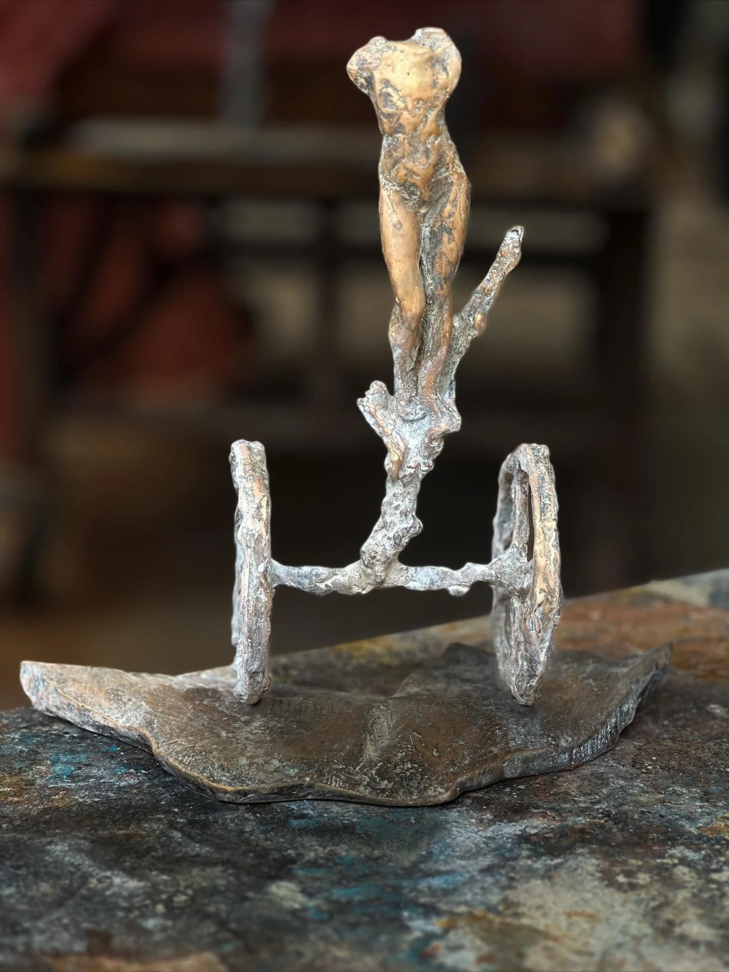 In progress at @fonderia_artisticalarte , Pietrasanta
Chariot Solaire Volante,
Sculpture in Bronze Edition by Romolo Del Deo